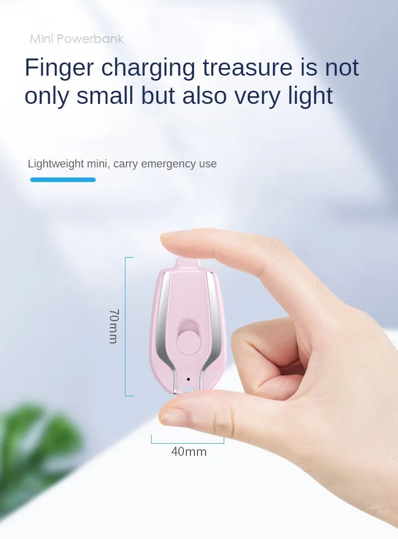 Mini Keychain Power Bank – Ultra Thin Emergency Charger