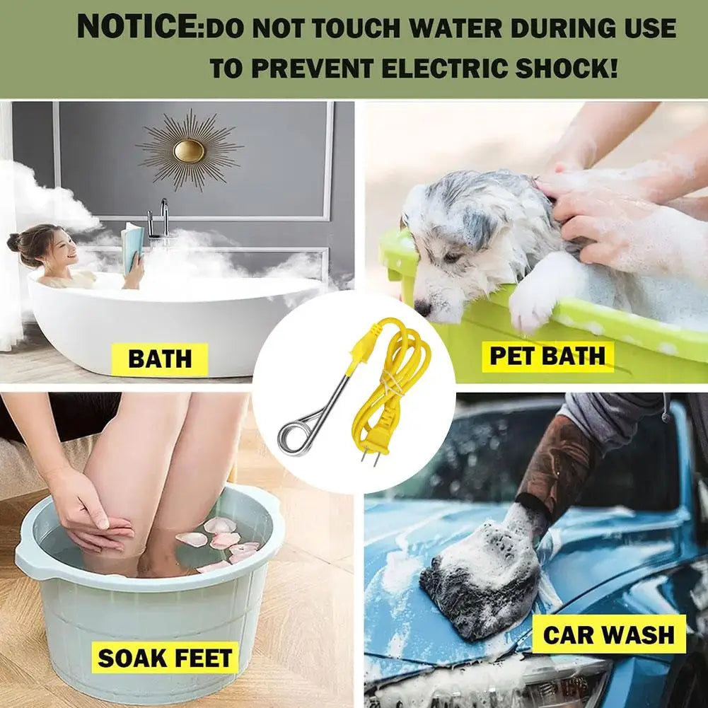 Stainless Steel Electric Water Heater Rod – Fast Heating